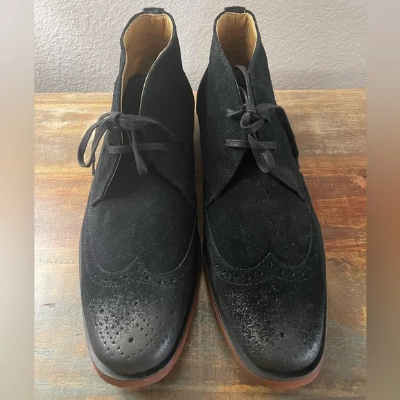NEW Stacy Adams Taliesin Black Suede Shoe/Boot Leather Upper Balance Manmade Amazon.com | SAO by Stacy Adams Men main image 3